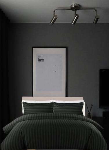 Single Size 4-Piece Duvet Cover Bedding Set &acirc;&euro;&ldquo; Duvet Cover(150x200cm), Fitted Sheet(120x200+20cm) &amp; 2 Pillowcases(53x75cm),color - Black
