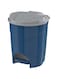 Cosmoplast 10L Pedal Waste Bin, Pearl Blue