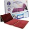 Memory Foam Prayer Rug with Backrest Red