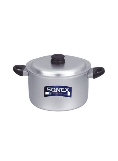 Anodized Bakelite Handle Cooking Pot No.4 &acirc;&euro;&ldquo; 26 cm Diameter, Durable, Dishwasher Safe, Modern Design with Lid, Ideal for Biryani, Rice, and Curry