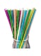 4basix Biodegradable Paper Straws (Pack of 100) Disposable Drinking Straw, Eco-Friendly Paper Straws For Baby Shower, Birthdays, Christams, Wedding Ceremony, Multicolor