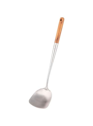 FJNATINH Wok spatula, 17inches spatula for wok, 304 Stainless Steel wok spatula