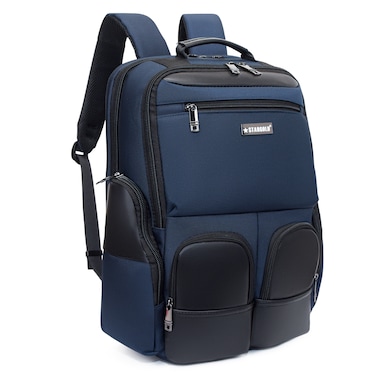STARGOLD 17" Backpack With Front Pocket, Anti-Theft Compartment, USB Port, Trolley Webbing, Dual Side Pockets And Laptop Compartment