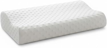 Memory Foam Cervical Pillow for Neck &amp; Shoulder Pain Relief   Wave Contour Orthopedic Pillow for Side Back Stomach Sleepers   High Density Foam Ergonomic Neck Support Bed Pillow   Cozy Home