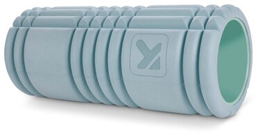 TriggerPoint Recycled Grid 1.0 Foam Roller for Muscles, Massage Roller, Targeted Massage, Eco-Friendly, Recycled Packaging, Grey, 13''/33cm