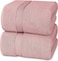 Cozy Home Premium Bath Towels - Luxury Hotel Quality 600 GSM 100% Genuine Combed Cotton, Super Soft &amp; Absorbent Family Bath Towels 70x140 cm Perfect for Daily Use (2 Piece Bath Towel, Dusty Pink)