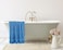 Cozy Home Premium Bath Towels - Luxury Hotel Quality 600 GSM 100% Genuine Combed Cotton, Super Soft &amp; Absorbent Family Bath Towels 70x140 cm Perfect for Daily Use (2 Piece Bath Towel, Electric Blue)