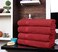 Cozy Home Premium Bath Towels - Luxury Hotel Quality 600 GSM 100% Genuine Combed Cotton, Super Soft &amp; Absorbent Family Bath Towels 70x140 cm Perfect for Daily Use (2 Piece Bath Towel, Red)