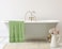 Cozy Home Premium Bath Towels - Luxury Hotel Quality 600 GSM 100% Genuine Combed Cotton, Super Soft &amp; Absorbent Family Bath Towels 70x140 cm Perfect for Daily Use (2 Piece Bath Towel, Sage Green)