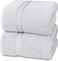 Cozy Home Premium Bath Towels - Luxury Hotel Quality 600 GSM 100% Genuine Combed Cotton, Super Soft &amp; Absorbent Family Bath Towels 70x140 cm Perfect for Daily Use (2 Piece Bath Towel, Silver)