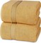 Cozy Home Premium Bath Towels - Luxury Hotel Quality 600 GSM 100% Genuine Combed Cotton, Super Soft &amp; Absorbent Family Bath Towels 70x140 cm Perfect for Daily Use (2 Piece Bath Towel, Beige)
