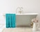 Cozy Home Premium Bath Towels - Luxury Hotel Quality 600 GSM 100% Genuine Combed Cotton, Super Soft &amp; Absorbent Family Bath Towels 70x140 cm Perfect for Daily Use (2 Piece Bath Towel, Turquoise)