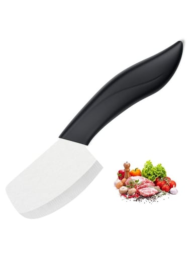 Ceramic Knife Mini Nakiri Knife Black Small Paring Knife Fruit and Vegetable knife Longer Sharp Rust Proof Stain Resistant