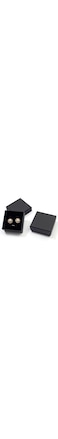 Red Dot Gift&reg; 12Pcs Black Earrings Gift Box, 5.2x5.2x4cm Black Small Jewellery Boxes, Jewellery Case Organizer with Lid for Christmas Wedding Valentine's Day Birthday Presents Storage.