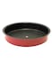 Non-Stick Round Shape Cake Baking Pan Red/Black 24centimeter