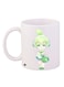 Cartoon Girl Printed Coffee Mug White/Green/Blue
