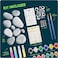 Creoos Rock Painting Kit for Kids Glow in The Dark Arts and Crafts Toys 12 Acrylic Paint 10 Rocks Stickers Gems Craft Summer Activities Kits Art Set DIY Supplies Birthday Gifts Toys for Girls and Boys