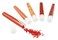 أنابيب خرز بوكي بي 004 - أحمر