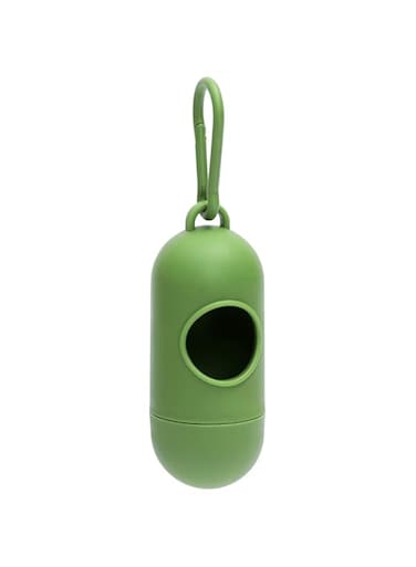 Dog Poop Pickup Bags Holder Dispenser, Pet Waste Bag Holder, Dog Walking Accessory, with Loop Fastener Never Loose on Leash Lead Again