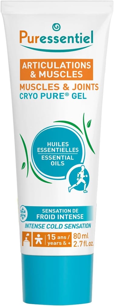 Puressentiel Muscles And Joints Cryo Pure Gel, Essential Oils, Intense Cold Sensation, 15 Years And Up, 80ml