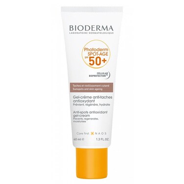 بيوديرما فوتوديرم سبوت-إيدج SPF50+ جل كريم واقي من الشمس مضاد للبقع ومضاد للأكسدة 40 مل