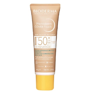 Bioderma Photoderm Cover Touch SPF50+ High Coverage Mineral Sunscreen Light Tinted 40ml