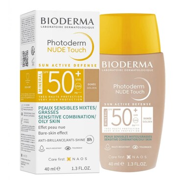 BIODERMA PHOTODERM NUDE TOUCH MINERAL SPF50+GOLDEN  40ML