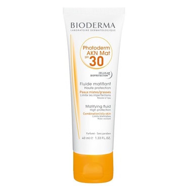 Bioderma Photoderm AKN Mat SPF30 Mattifying Fluid Sunscreen For Face, 40ml