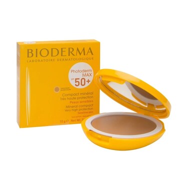 Bioderma Photoderm Max SPF50+ Mineral Sunscreen Compact, Dark Shade 10g