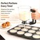 Batter Dispenser for Pancakes &amp; Cupcakes &ndash; Manual Batter Pourer with Handle &ndash; Perfect Pancake, Muffin &amp; Cupcake Batter Dispenser &ndash; Mess-Free Kitchen Baking Tool