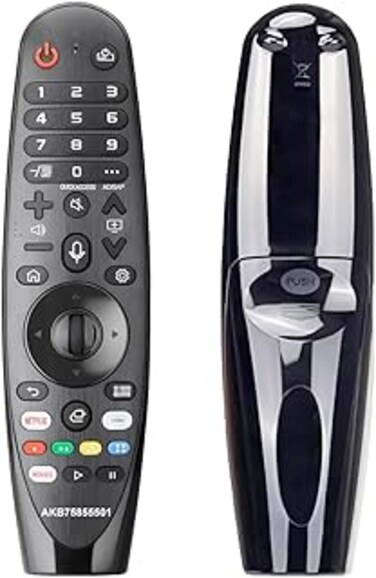 Lelukee Replacement Remote Control for LG AN-MR19BA AN-MR20GA with Magic&amp;Voice Functions for LG OLED Nanocell 4K UHD TVs