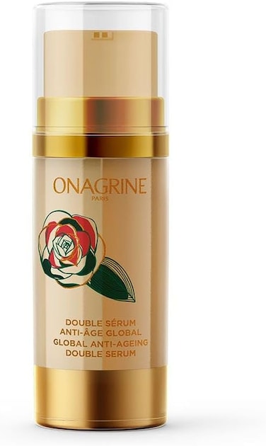 Onagrine Global Anti-Aging Double Serum, 15ml, Moisturizes, Replumps, Firms, Smooths Wrinkles, All Skin Types