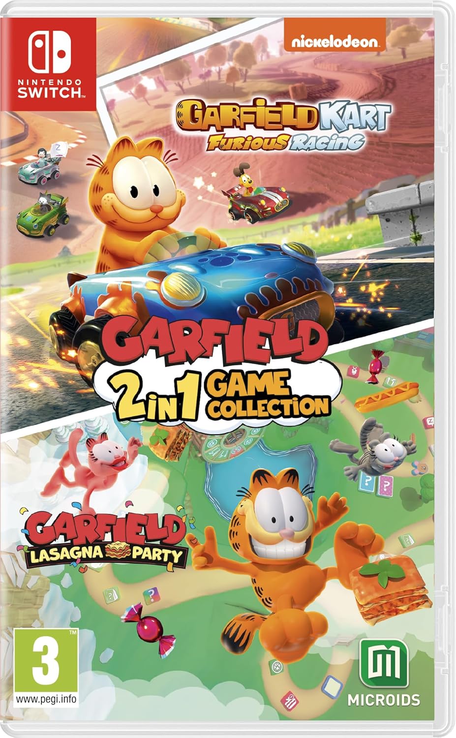 نينتيندو NINTENDO Switch Garfield 2 IN1 Game Collection