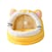 Grizzly Kitty Cat Crib Orange Arctic fleece Orange Cat Bed - Large - 50 x 50cm