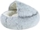 Grizzly Snuggle Cat Bed  Grey - 50cm