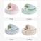 Grizzly Snuggle Cat Bed  Green - 50cm