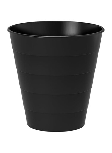 Trash Can Bin,Waste Bin,For Kitchen,Office Garbage Can Waste Basket, Trash Bin for Bedroom, Toilet, Kitchen, (10 l) Black