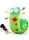 Squeaky Dog Toys Treat Dispensing Dog Puzzle Toys Stress Release Game for Boredom Enrichment Toys Stuffed Snuffle Toy Plush Puppy Chew Toy for Small Medium and Large Dogs(Green)