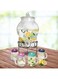 5-Piece Juicer Dispenser With Sipper Glass Set Clear 8.5Liters