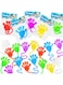40 Pcs Sticky Hands For Kids Class Valentine Exchange Gift Stretchy Treasure Box Toy Classroom Prize Student Mini Toys Bulk Prize Fillers Slap Hand Party Favor Supplies Goodie Bag Stuffer Boy Girl