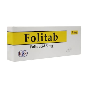 Folitab Folic Acid 5mg 20s