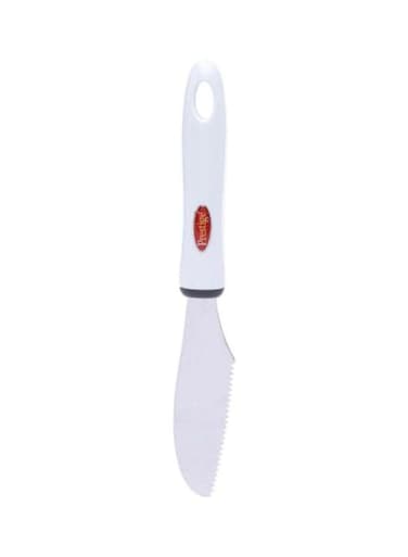 Stainless Steel Spreading Knife Silver/White/Red