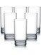 San Marino Hi Ball Glass, Set Of 6, Clear, 350 Ml, B00412, Mocktail Glass, Highball Glass, Tall Glass, Beverage Glass, Long Drink Glass, Water Glass, Juice Glass Clear 350ml