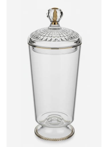 Finili Classic Airtight Acrylic Storage Canister &acirc;&euro;&ldquo; Transparent Body with Secure Lid for Everyday Kitchen Storage, 800 ml
