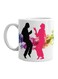 Print Printed Ceramic Mug White/Black/Pink