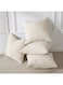 Set of 4 Beige Cream Corduroy Decorative Couch Throw Pillow Covers 18x18 Inch, Modern Double-Sided Striped Cushion Cases, Soft Boho Square Accent Pillow Covers, Mix and Match for Home Decor&iuml;&frac14;&circ;45*45cm&iuml;&frac14;&permil;