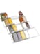 VAODO Spice Drawer Organizer Insert, Expandable Spice Jar Rack Holder Tray for Kitchen Cabinets, Seasoning Organizer for Drawer,4 Tier (Jars not included)