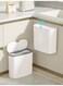 Pow Smart Waste Bin Inductive Garbage Can Touchless Bathroom Trash Can with Lid Motion Sensor Waterproof Garbage Bin 12L Narrow Small Slim Automatic Trash Bin for Kitchen Bedroom Office Toilet