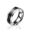 Smart Temperature Ring Stainless Steel Personalized Temperature Display Couple Ring, Size: 12(White)