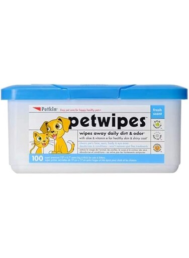 Petkin Pet Wipes 100 Pieces